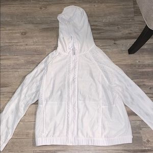 Lulu white mesh jacket